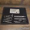 Vintage Boxed BB Berrick Chrome Plated Drawing Set - Good Condition