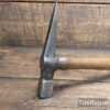 Vintage Quality Cast Steel Stone Masons Pick Hammer - Lightly Refurbished