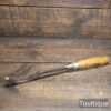 Vintage I&H Sorby 7/16” Wide Swan Neck Lock Mortice Chisel - Refurbished