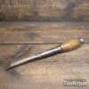 Vintage Colver Sheffield Shipwrights Timber Framers 3/8” Socketed Mortice Chisel