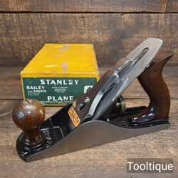 Near Mint Vintage Boxed Stanley England No: 4 Smoothing Plane - Fully Refurbished