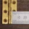 Antique Pair Of Cast Brass 1 ½” Butt Hinges