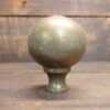 Antique Cast Brass Round Bed Knob