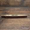 Vintage 12” Edward Preston 12” Mahogany & Brass Topped Boat Level - Refurbished