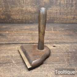 Vintage Craftsman Made Veneer Hammer - Refurbished Ready For Use