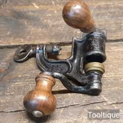 Vintage 12 Bore Cartridge Reloading Tool Steel Body Rosewood Handles