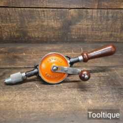 Vintage Stanley No: 803 Double Pinion Egg Beater Hand Drill Stamped GPO 1958