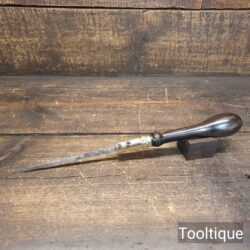 Elegant Antique Ebony & Brass Padsaw - Fully Refurbished Ready For Use