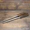 Antique Pair Carpenters Drawbore Pins Beechwood Handles - Refurbished