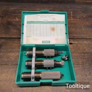 Vintage RCBS Cartridge Reloading Die Set In Case - Good Condition Vintage RCBS Cartridge Reloading Die Set In Case - Good Condition