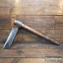 Nice Antique Heavy Duty Froe With 8” Cutting Edge - Fully Refurbished Sharpened