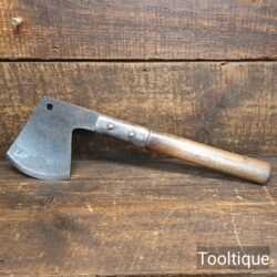 Vintage English Hand Axe Collared Handle - Fully Refurbished Sharpened
