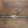 Large Vintage 19” Long Tap Holder Wrench Marked ½ - 1 Made In England