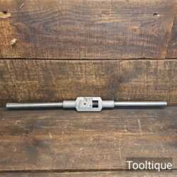Large Vintage 19” Long Tap Holder Wrench Marked ½ - 1 Made In England