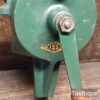 Vintage Hand Cranked KEEN Table Mount Sharpening Wheel Machine - Good Condition