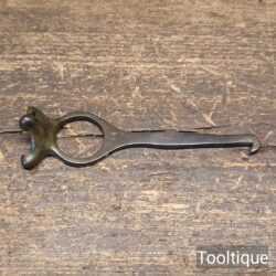 Vintage 14 bore GA Brass Cartridge Removal or Extractor Claw Tool - Good Condition