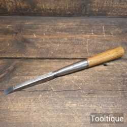 Antique Thomas Ibbotson 17/32” Timber Framing Socket Firmer Chisel - Fully Refurbished