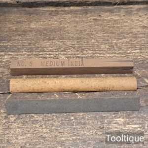 3 No: Vintage Shaped Honing Stones - Good Lightly Used Condition