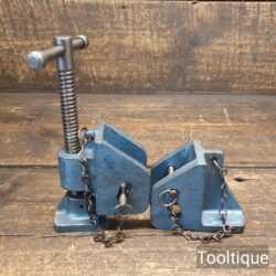 Vintage Pair Of Paramo Sash Clamp Heads - Good Condition