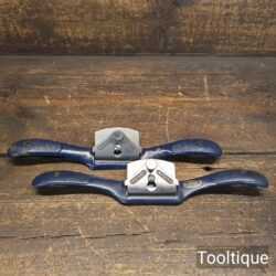 Vintage Pair Record 015 + 051R Spokeshaves - Good Condition