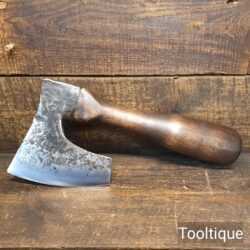 Vintage Carpenters French Side Axe Counterbalanced Handle - Fully Refurbished