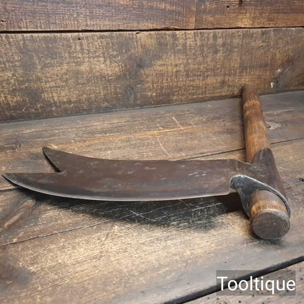 Impressive Antique Carpenters French 12” Flag Froe – Fully Refurbished ...