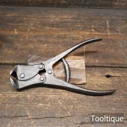 Vintage German Sprung Loaded Cantilevered Cast Steel End Cutter Pliers