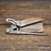 Vintage 5 ½” leatherworking cast steel square leg dividers refurbished ready for use and in good used condition. Note: points sharpened.