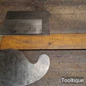3 No: Various Vintage Cabinet Scrapers - Refurbished Ready For Use