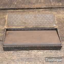 Vintage Boxed Norton No: 13 Medium Grit India Honing Stone - Good Condition