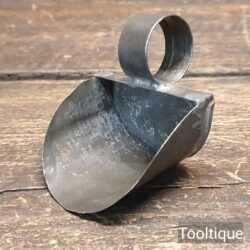 Sweet Little Vintage 2” Miniature Tin Scoop - Good Condition