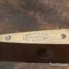 Vintage Rabone & Sons No: 1626 Mahogany Brass Boat Spirit Level