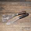 2 No: Vintage Cooper & Tyzack Decorators Scrapers Rosewood Handles