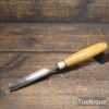 Vintage I. Sorby 5/8” Wide Gouge Chisel Boxwood Handle - Fully Refurbished