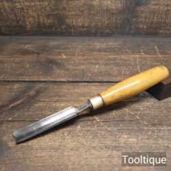 Vintage I. Sorby 5/8” Wide Gouge Chisel Boxwood Handle - Fully Refurbished