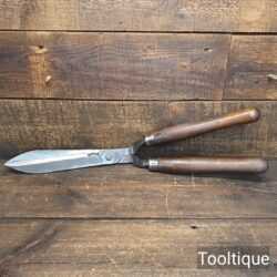 Vintage High Carbon Cast Steel Gardening Shears - Sharpened Ready To Use