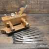 Vintage Greenslade Bristol Plough Plane & Set of Howarth Irons - Refurbished