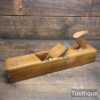 Vintage John Birch Beechwood Badger Plane Brass Side Plate - Fully Refurbished