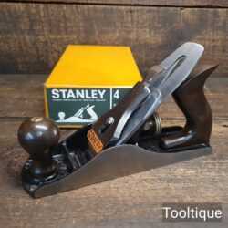 Vintage Boxed Stanley England No: 4 Smoothing Plane - Fully Refurbished