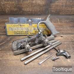 Vintage Record No: 050A Combination Plough Plane - Refurbished Ready To Use