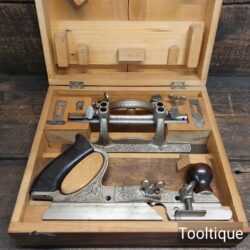 Superb Rare Vintage Boxed Stanley No: 46 skew Iron Plough Plane - Original Condition