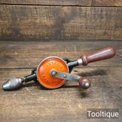Vintage Stanley No: 803 Double Pinion Egg Beater Hand Drill - Refurbished