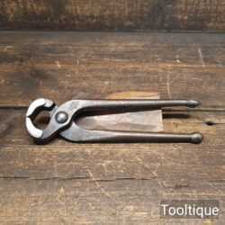 Vintage Upholsterers 8” Long Nippers or Pincer Pliers - Good Condition