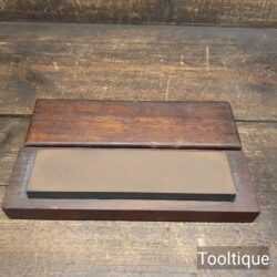 Vintage Boxed 8” x 2” Fine India Oil Stone - Good Condition