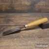 Vintage Marples Shamrock 1” Firmer Chisel Boxwood Handle - Fully Refurbished