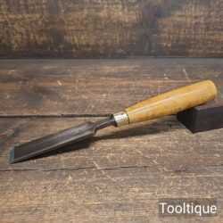 Vintage Marples Shamrock 1” Firmer Chisel Boxwood Handle - Fully Refurbished