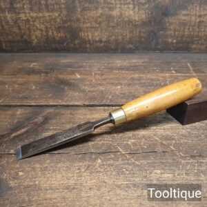 Vintage T. Gunn ¾” Cast Steel Firmer Chisel Boxwood Handle - Fully Refurbished Vintage T. Gunn ¾” Cast Steel Firmer Chisel Boxwood Handle - Fully Refurbished