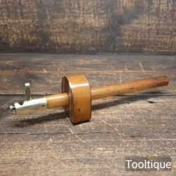 Antique Marples Hibernia Beechwood Brass Cutting Gauge - Good Condition