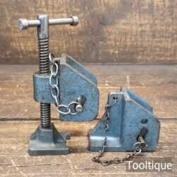Vintage Pair of Paramo Sash Clamp Ends Cleaned & Oiled Ready For Use