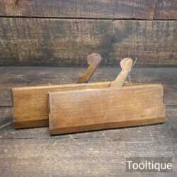 Antique I. Sym late 18th Century Pair No: 6 Hollow & Round Moulding Planes